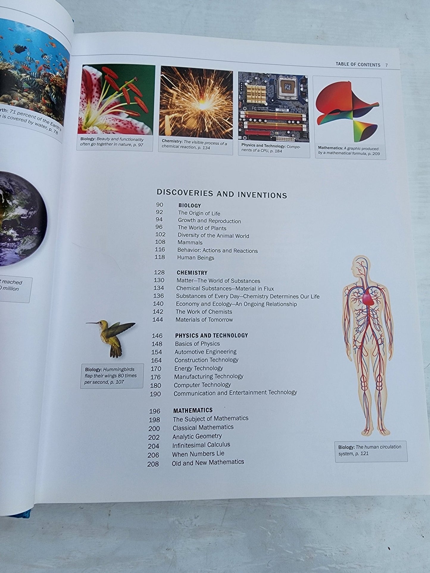 The Knowledge Book (National Geographic Society, 2007) Big textbook - I Bought a Yard Sale
