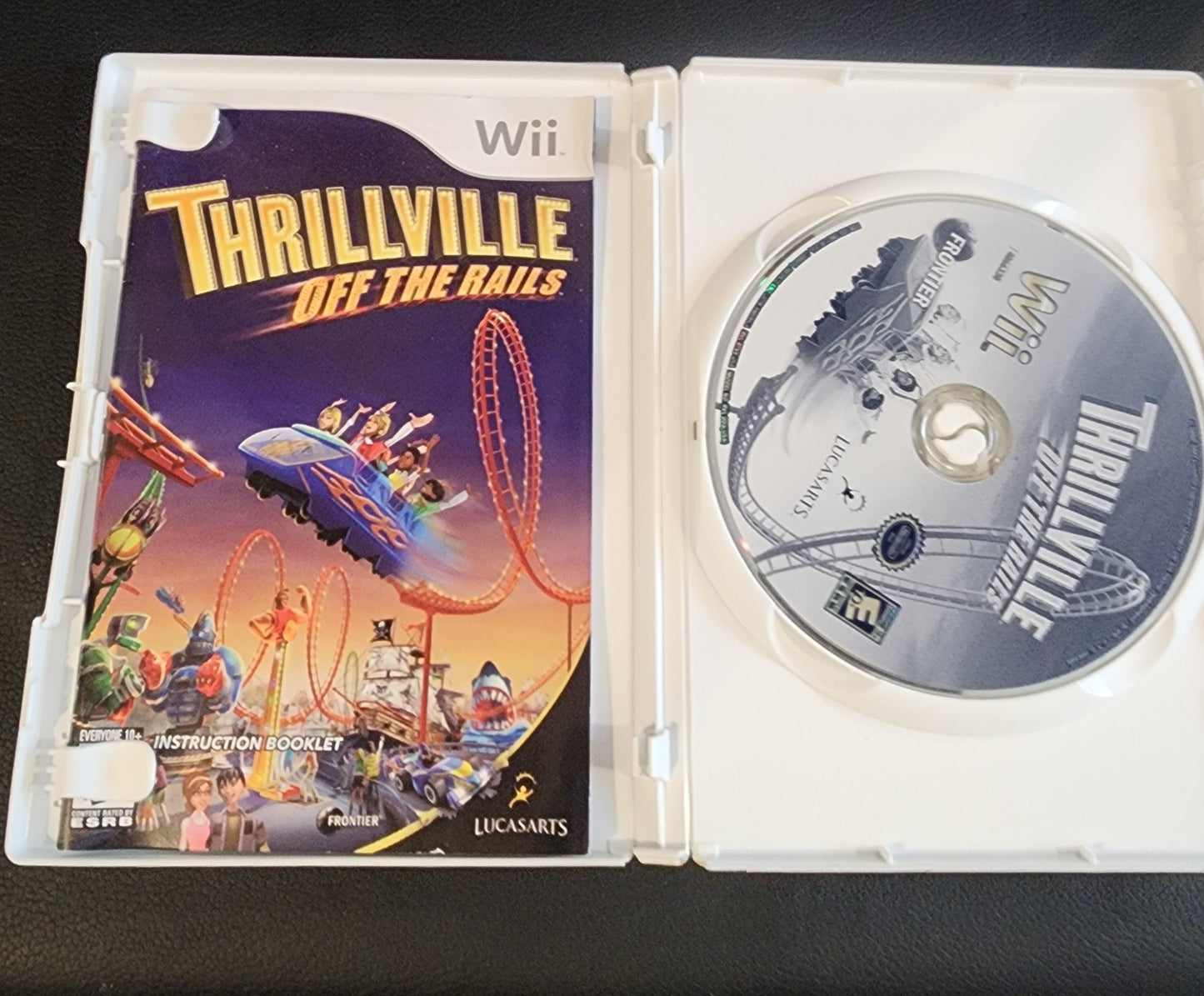 Thrillville: Off the Rails Nintendo Wii Game Complete - I Bought a Yard Sale