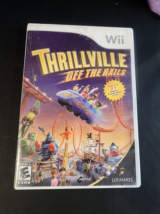 Thrillville: Off the Rails Nintendo Wii Game Complete - I Bought a Yard Sale