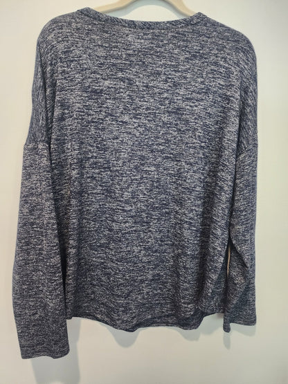 Time & Tru Women's long sleeve Shirt 2xl heather black - I Bought a Yard Sale