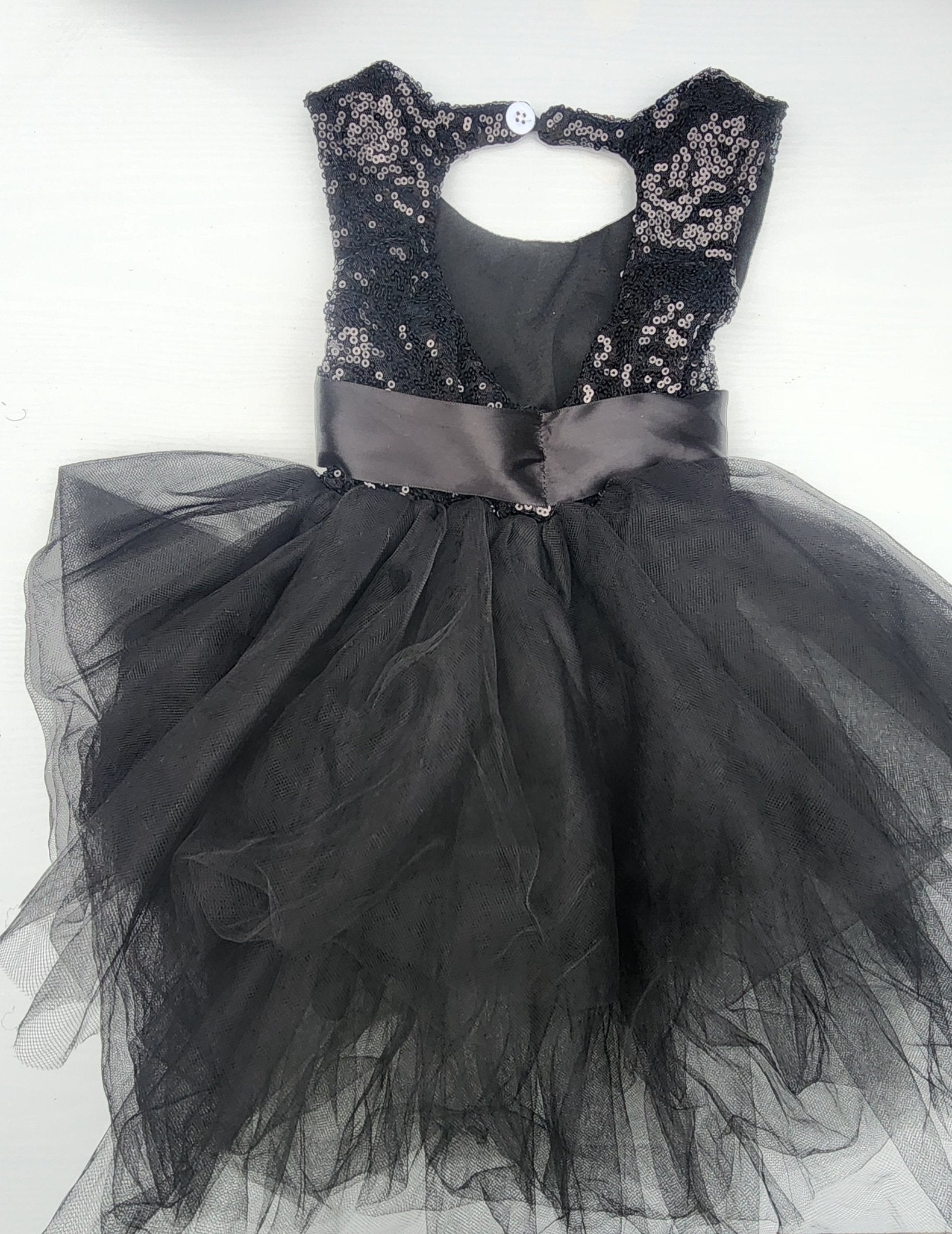 Toddler Kids Girls Baby Princess Dress Sleeveless Sequins Tutu Tulle Dresses 6 - 9m - I Bought a Yard Sale