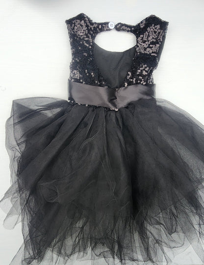 Toddler Kids Girls Baby Princess Dress Sleeveless Sequins Tutu Tulle Dresses 6 - 9m - I Bought a Yard Sale