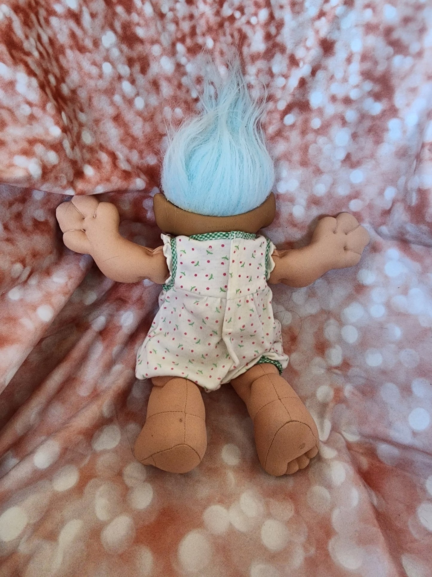 Treasure Troll Soft Body DOLL Blue Hair 12" by Ace Novelty - I Bought a Yard Sale
