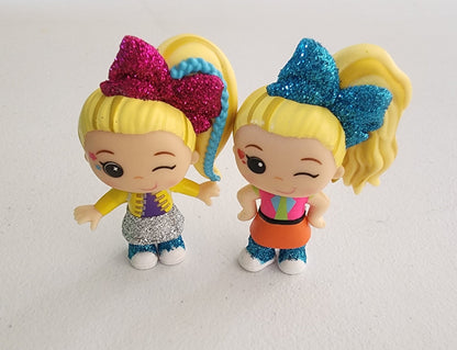Two Nickelodeon Jojo Siwa Live Your Dream 3" Inch Mini Collectible Figures 2019 - I Bought a Yard Sale