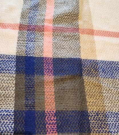 Versatile Throw scarf or shaw 54" x 54" Plaid very cozy - I Bought a Yard Sale