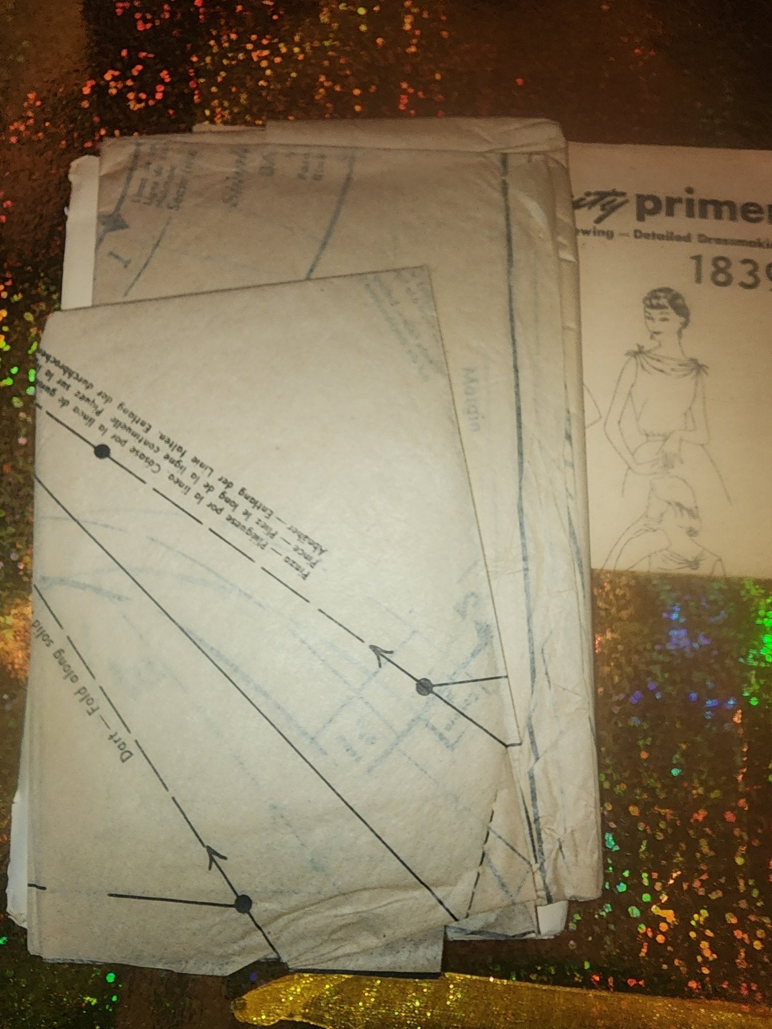 Vintage 1956 Simplicity Pattern 1839 Blouse 4 way neckline - I Bought a Yard Sale