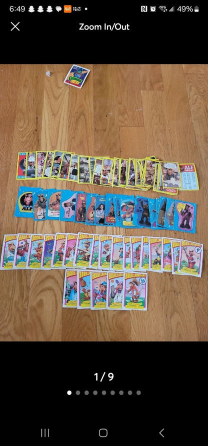 Vintage Alf & Bouillabaseball Trading Card Collection - I Bought a Yard Sale