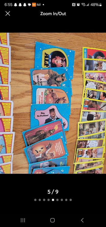 Vintage Alf & Bouillabaseball Trading Card Collection - I Bought a Yard Sale