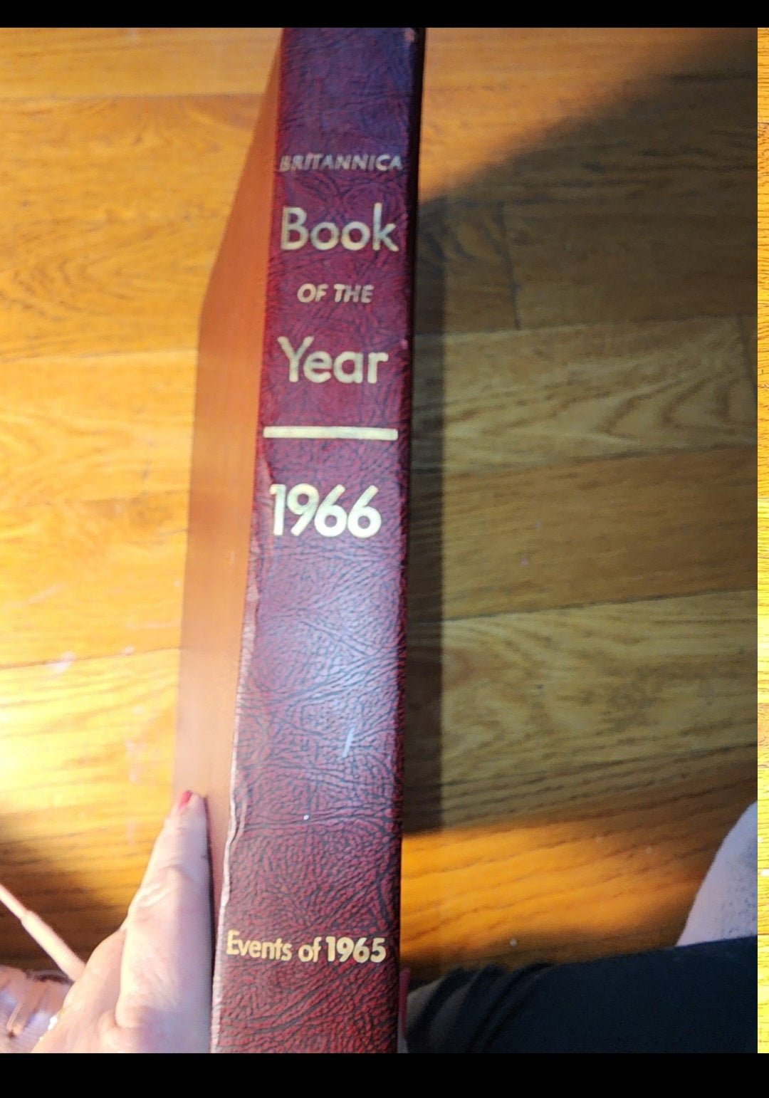 Vintage Book Britannica Book Of The Year 1966 - I Bought a Yard Sale
