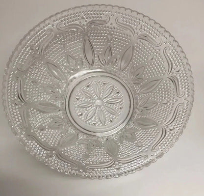 Vintage Crystal Heritage Hobnail Fruit Bowl By Federal Glass Co. 10 - 1/2" in diameter - I Bought a Yard Sale