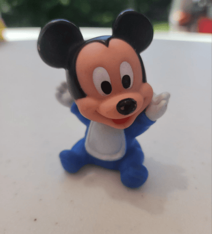 Vintage Disney Baby Mickey Mouse Toy Rubber 2.5 Inch - I Bought a Yard Sale