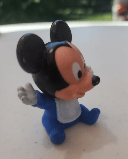 Vintage Disney Baby Mickey Mouse Toy Rubber 2.5 Inch - I Bought a Yard Sale
