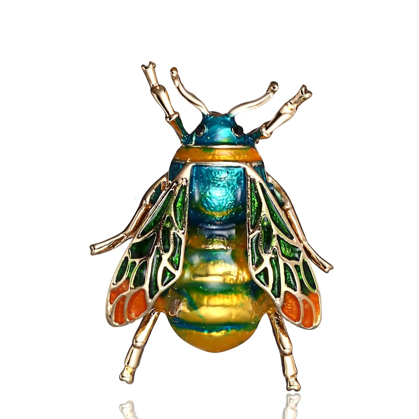 Vintage Enamel Crystal Rhinestone Bee Brooch Jewelry Wholesale - I Bought a Yard Sale
