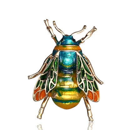 Vintage Enamel Crystal Rhinestone Bee Brooch Jewelry Wholesale - I Bought a Yard Sale