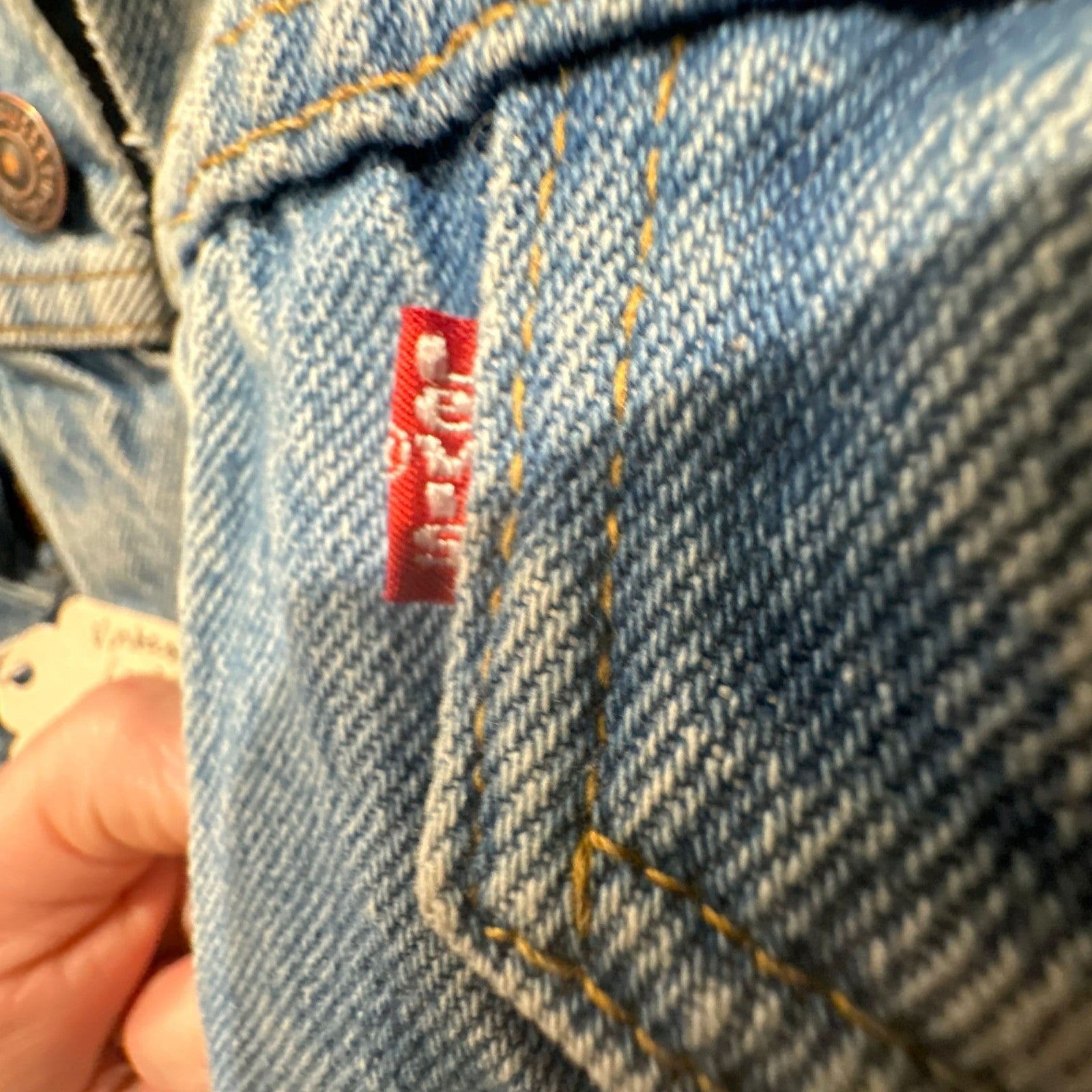 Vintage Levi's 1980s Trucker III Denim Jacket - I Bought a Yard Sale