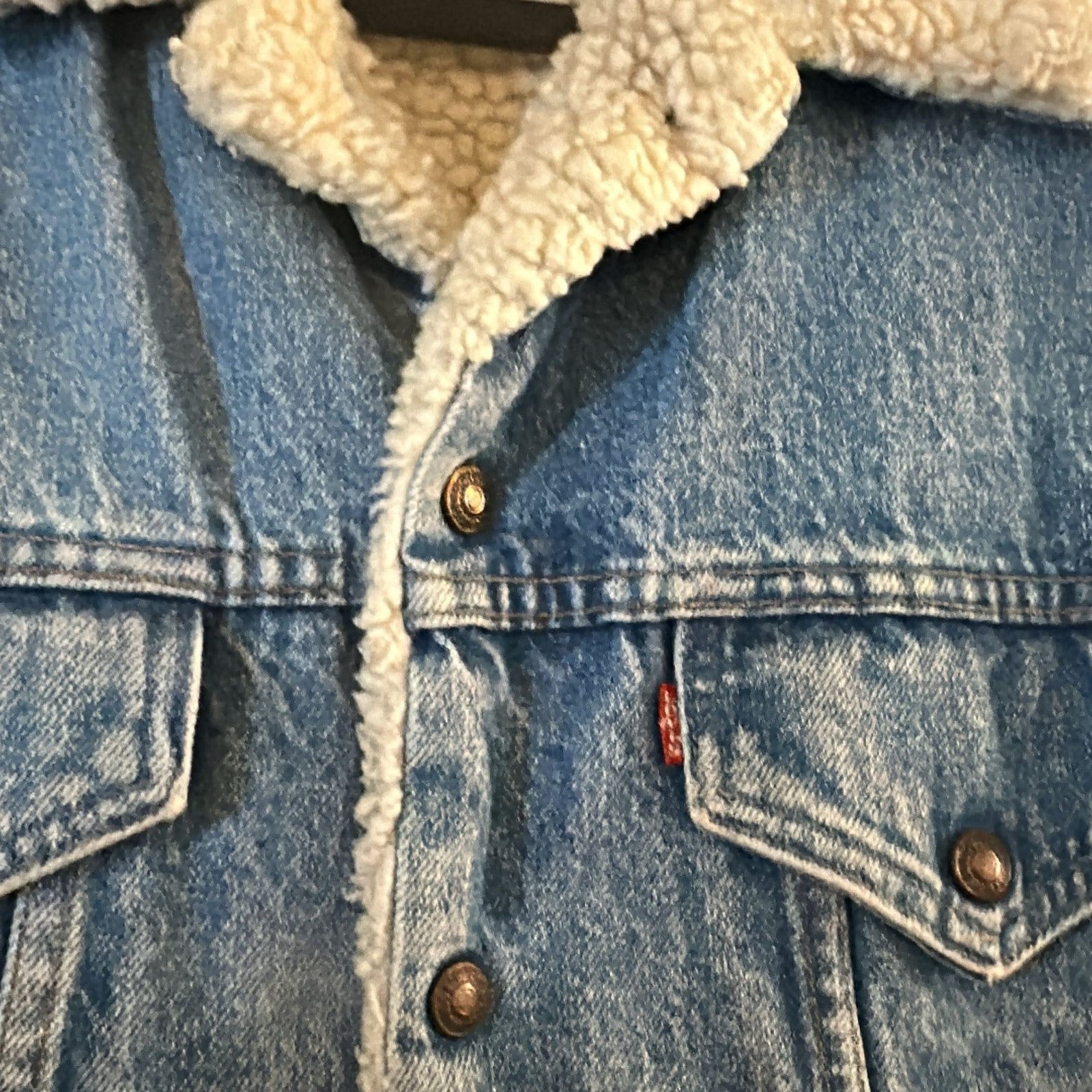 Vintage Levi's Sherpa Trucker Jacket - I Bought a Yard Sale