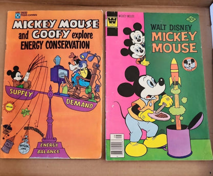 Vintage Mickey Mouse Comic Books (1977 & 1978) - Energy Conservation & More! - I Bought a Yard Sale
