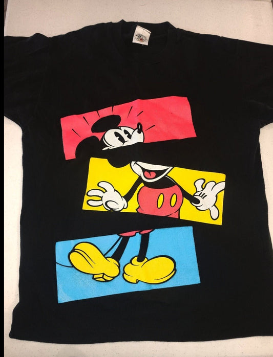 Vintage Mickey Mouse Pop Art T-Shirt OSFM - I Bought a Yard Sale