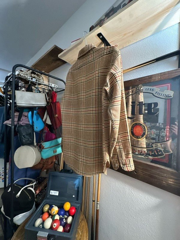 Vintage Pendleton 100% Virgin Wool Plaid Board Shirt Jacket size Mediu - I Bought a Yard Sale