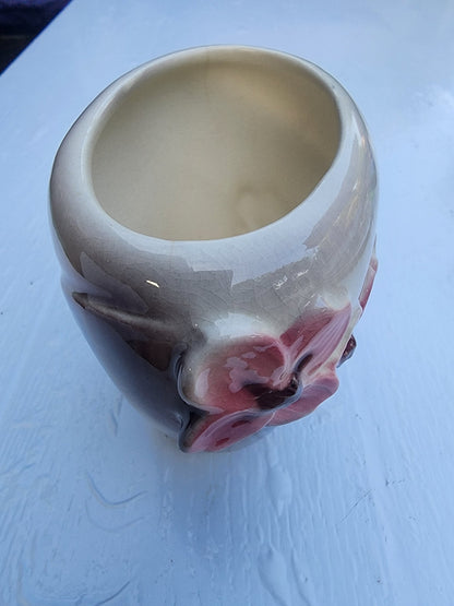Vintage Royal Copley Dogwood Flower planter vase 1940s - I Bought a Yard Sale