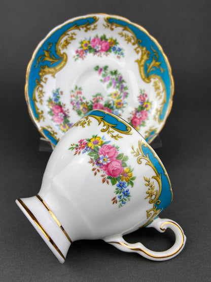 Vintage Tuscan Naples Tea Cup and Saucer. Fine English Bone China. Made in England. - I Bought a Yard Sale