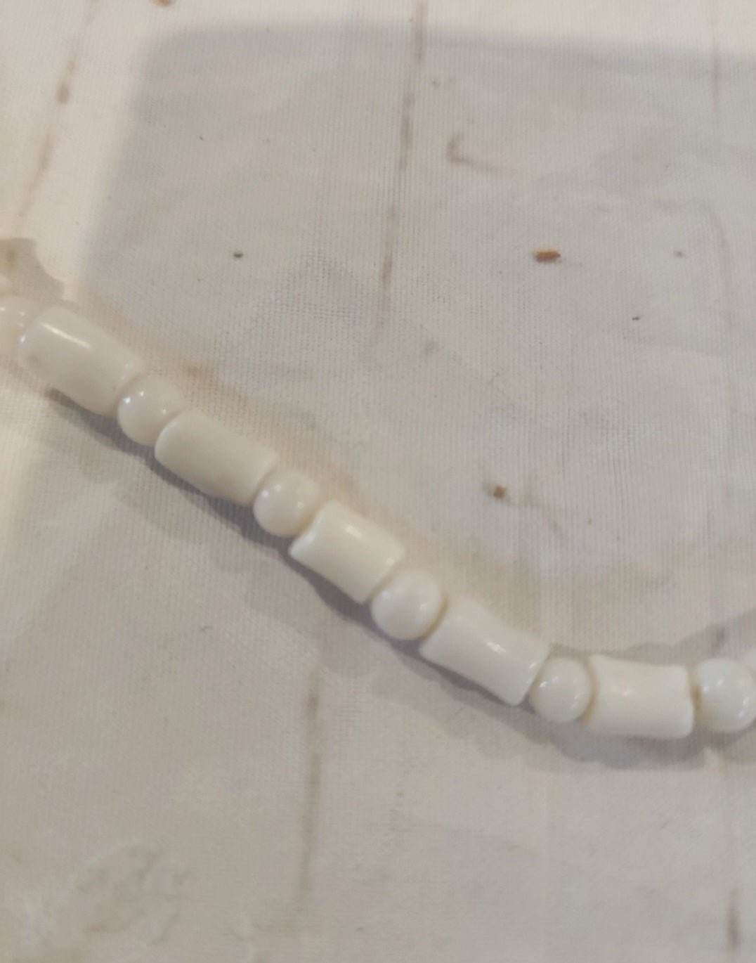 Vintage White Shell Bohemian Necklace - I Bought a Yard Sale