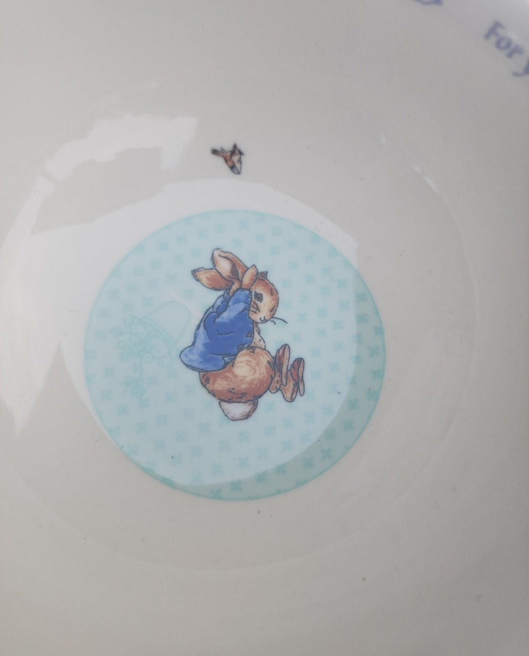 Vtg Wedgewood Peter Child's Rabbit Porcelain Bowl & Cup For your Christening - I Bought a Yard Sale