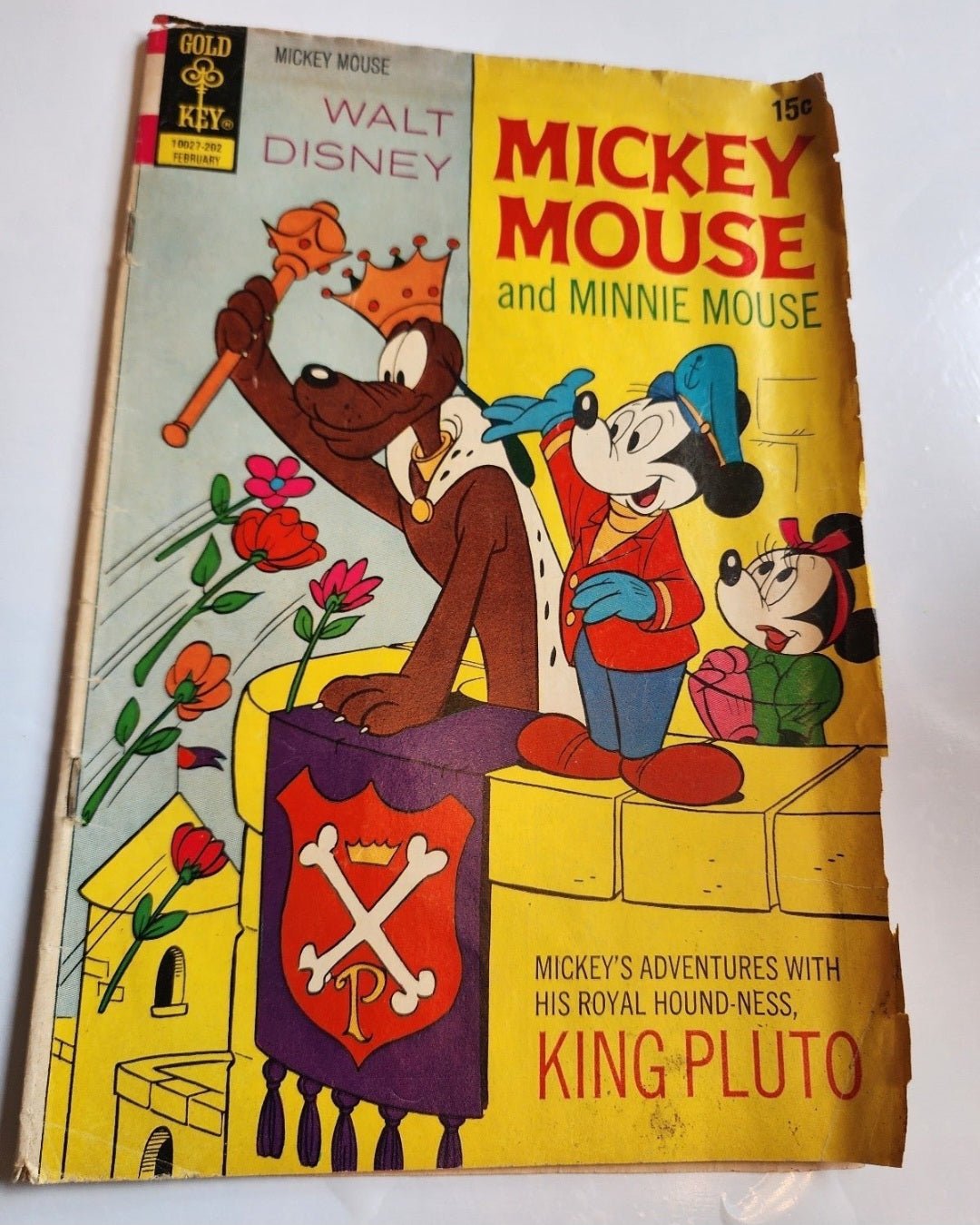 Walt Disney Mickey Mouse & Minnie Mouse by Gold Key King Pluto 134 1972 - I Bought a Yard Sale