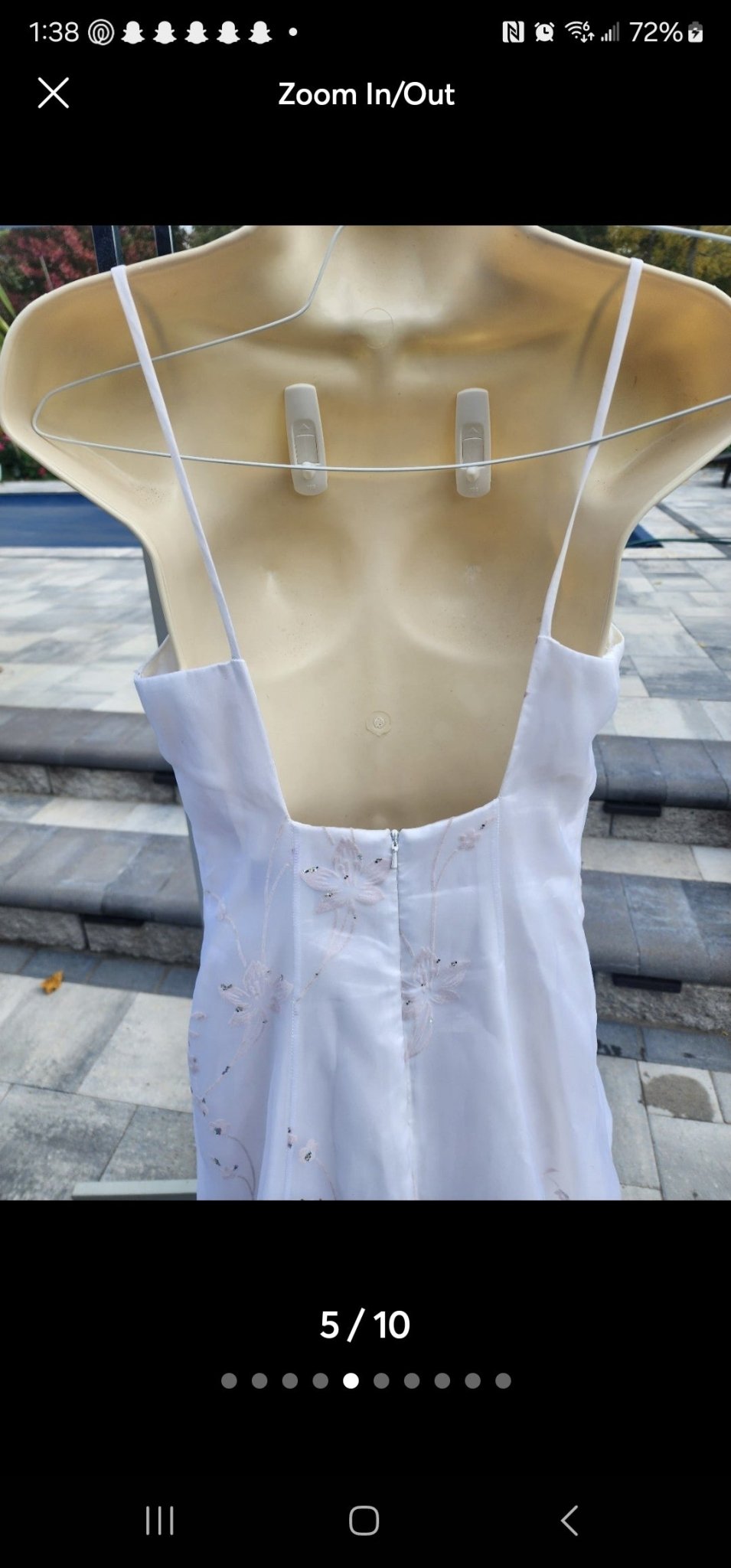 Wedding Gown Beach Dress size 6 by Chealsea Nites - I Bought a Yard Sale