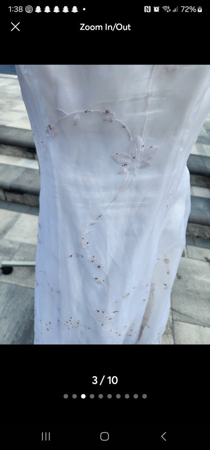 Wedding Gown Beach Dress size 6 by Chealsea Nites - I Bought a Yard Sale