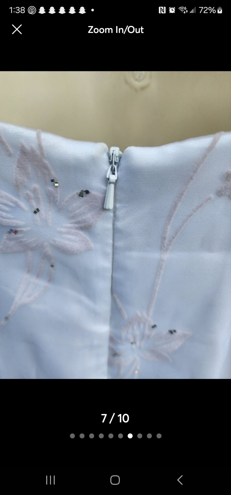 Wedding Gown Beach Dress size 6 by Chealsea Nites - I Bought a Yard Sale