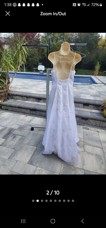 Wedding Gown Beach Dress size 6 by Chealsea Nites - I Bought a Yard Sale