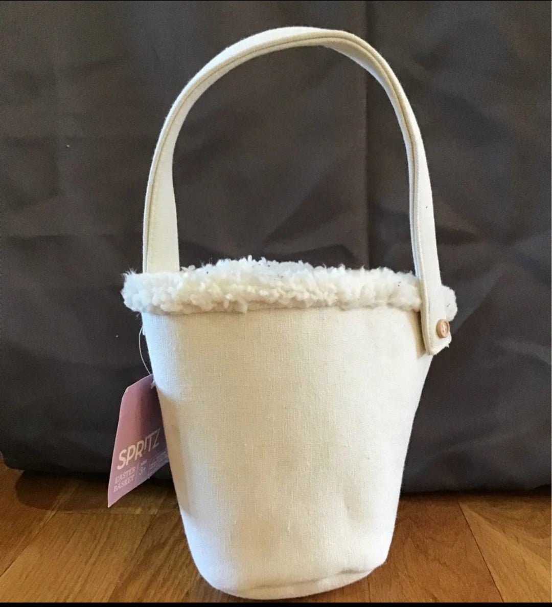 Welcome spring with this charming Spritz lamb Easter basket! - I Bought a Yard Sale