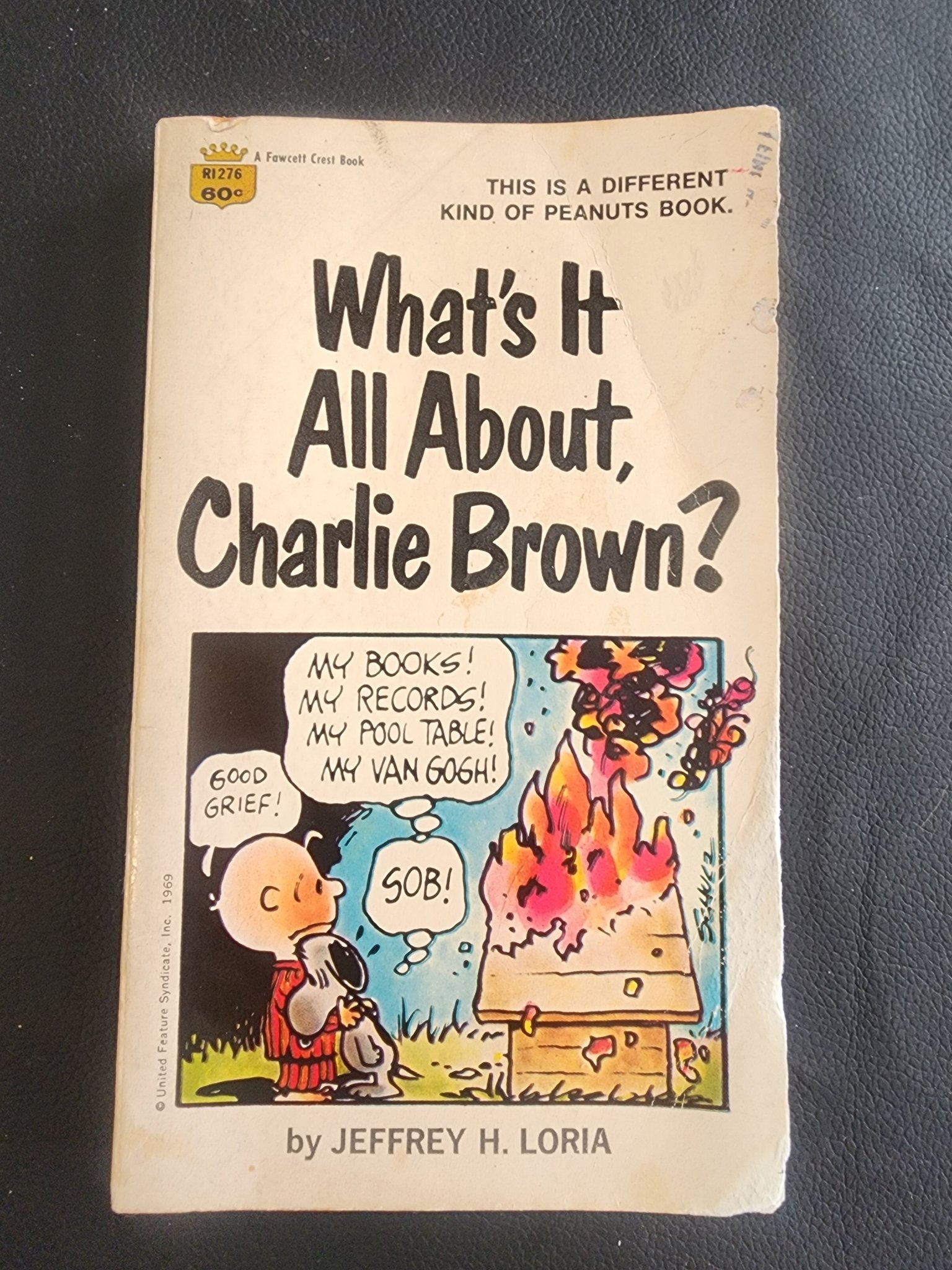 What's It All About, Charlie Brown?" Pb book by Jeffrey H. Loria, published 1969 - I Bought a Yard Sale
