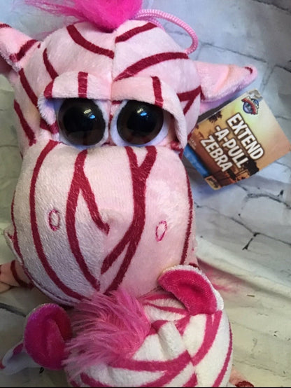 Whimsical Extend - a - Pull Zebra with Cuddly Baby by Adventure Planet - I Bought a Yard Sale