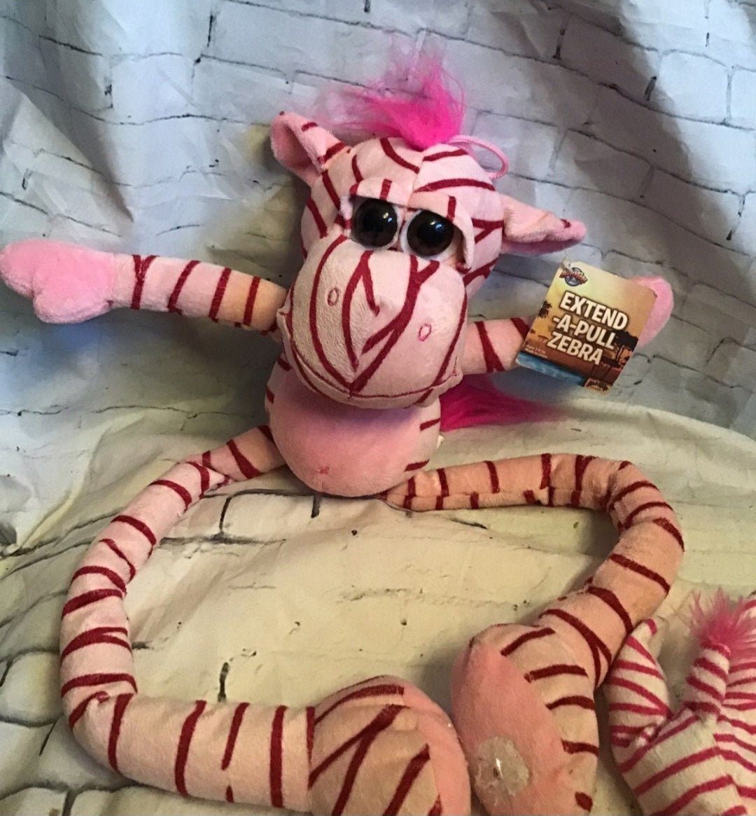 Whimsical Extend - a - Pull Zebra with Cuddly Baby by Adventure Planet - I Bought a Yard Sale
