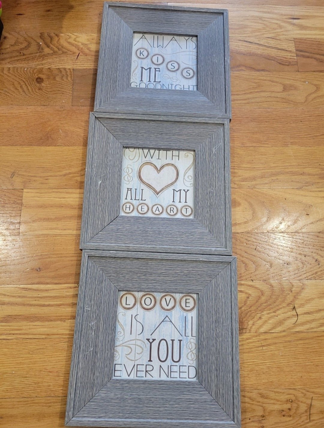 Whimsical Framed Prints for a Wedding Shower or home Decor Love theme - I Bought a Yard Sale