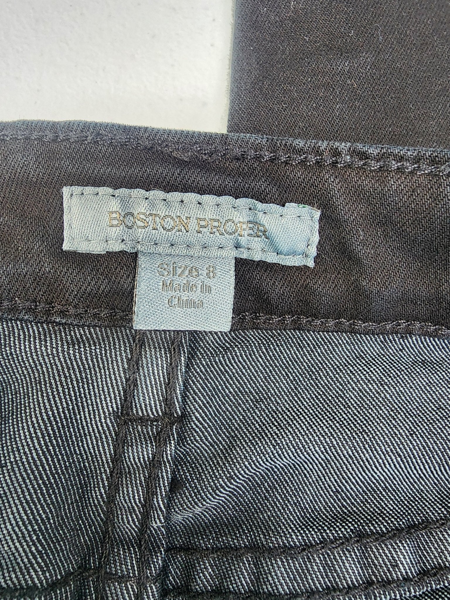 Women's Black Jeans with embellished studs on front by Boston Proper size 8. - I Bought a Yard Sale