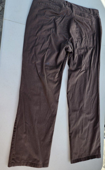 Women's Docker Ideal Fit Pants 16W Tan - I Bought a Yard Sale