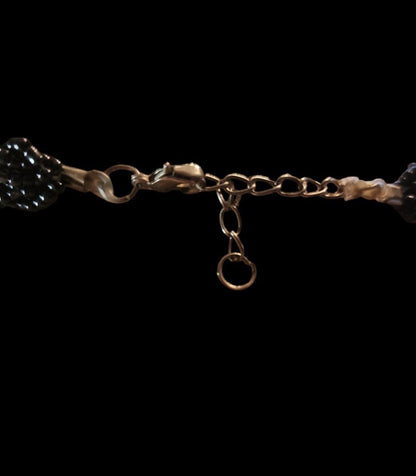 Women's Elegant Black Seed Beaded Necklace - I Bought a Yard Sale