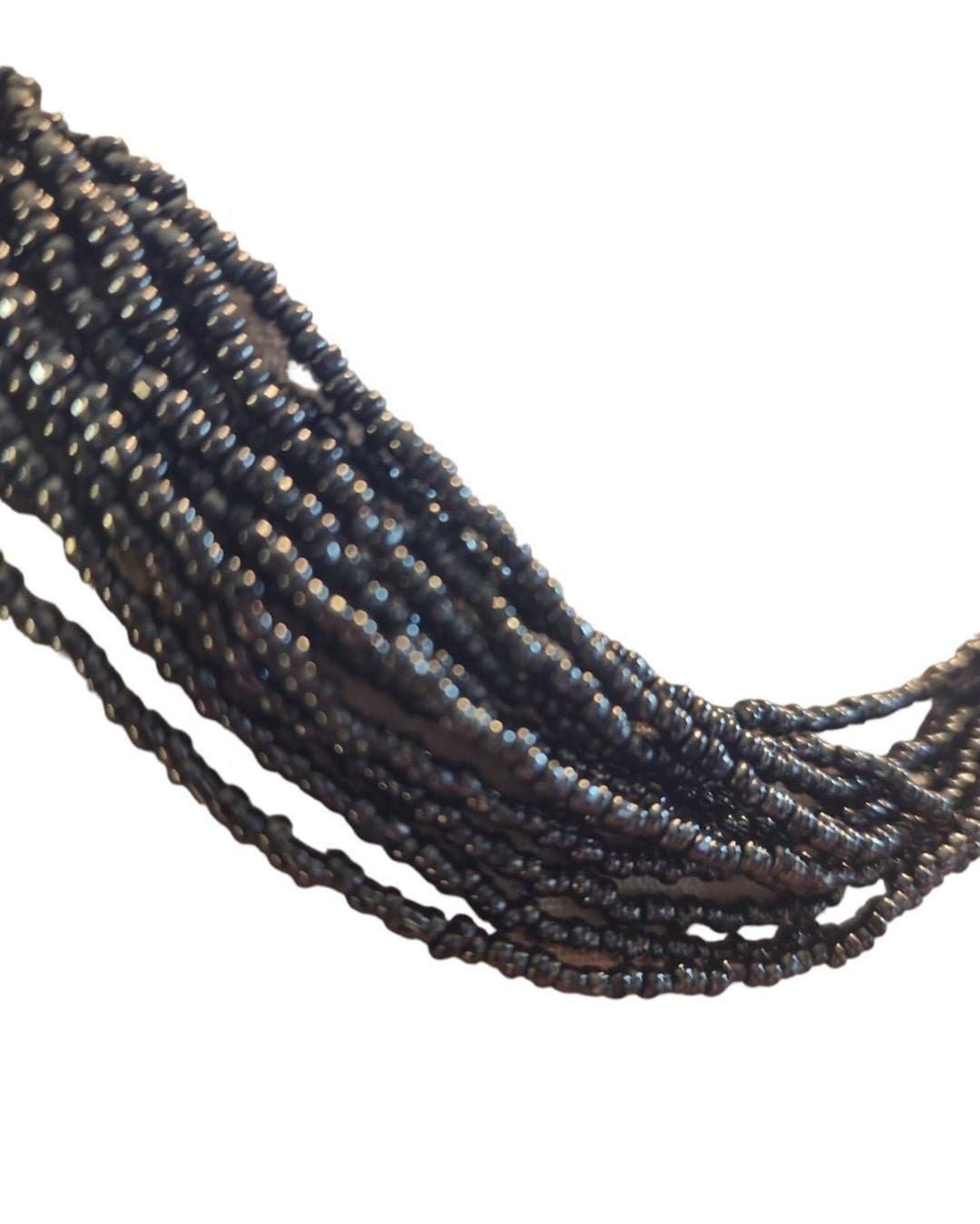 Women's Elegant Black seed Beaded Necklace - I Bought a Yard Sale