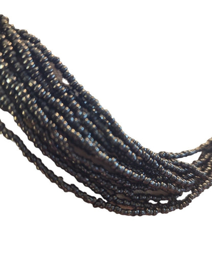 Women's Elegant Black seed Beaded Necklace - I Bought a Yard Sale