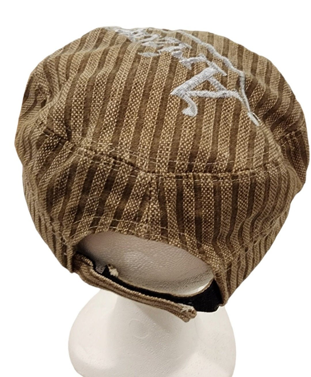 WOMENS FACTORY DISTRESSED ARIZONA CADET/MLITARY STYLE HAT ADJUSTABLE - I Bought a Yard Sale