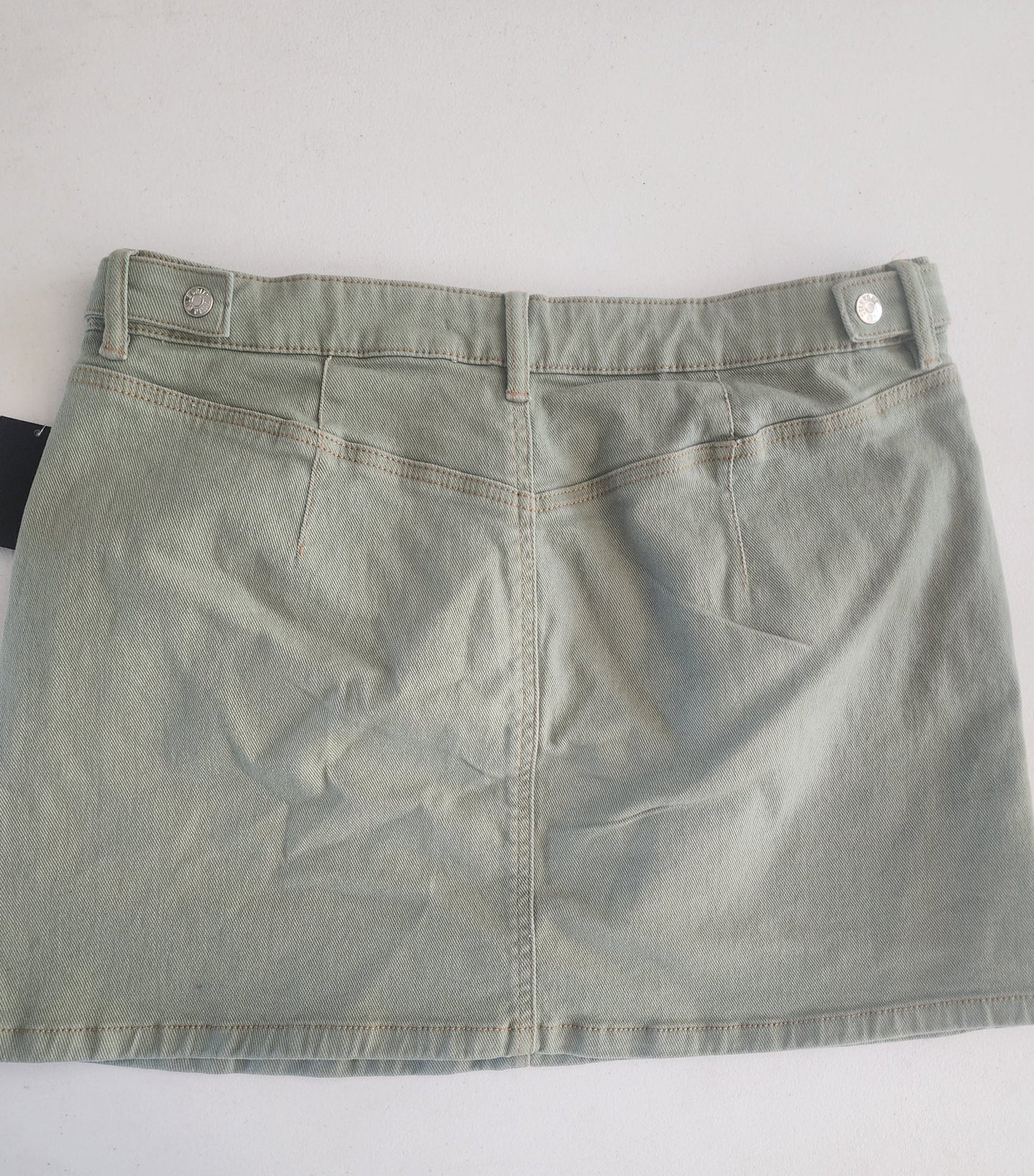 Women's New Green Denim Skirt 13/31 by Celebrity Pink 14.75" long waist 31" - I Bought a Yard Sale