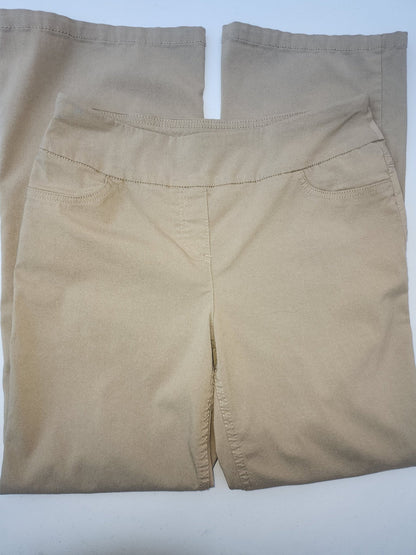 Women's Tan Stretch Pants by Westbound 10 short - I Bought a Yard Sale