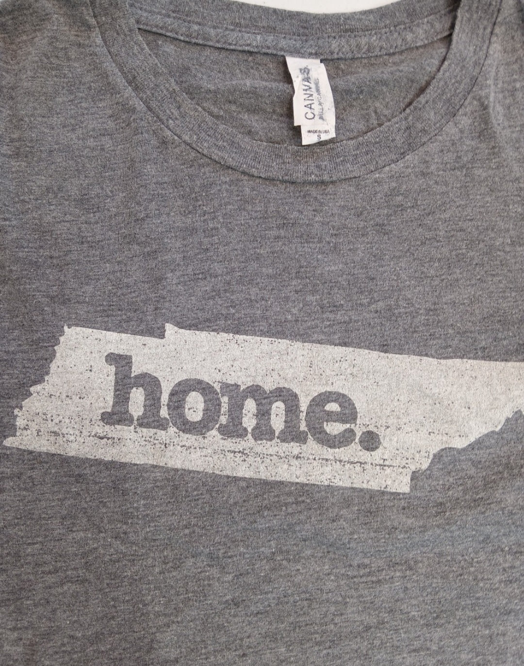 Women's Tennessee Home T-Shirt Small Gray long sleeve - I Bought a Yard Sale