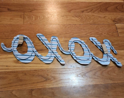 XOXO HUGS AND KISSES METAL SIGN for rustic home or wedding decor - I Bought a Yard Sale