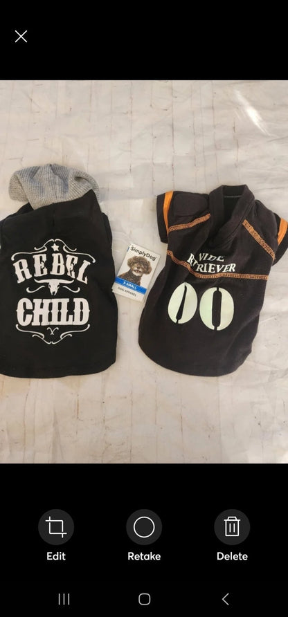 XS Dog Shirts Rebel Child & Wide Retriever - I Bought a Yard Sale
